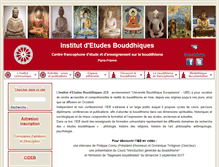 Tablet Screenshot of bouddhismes.net
